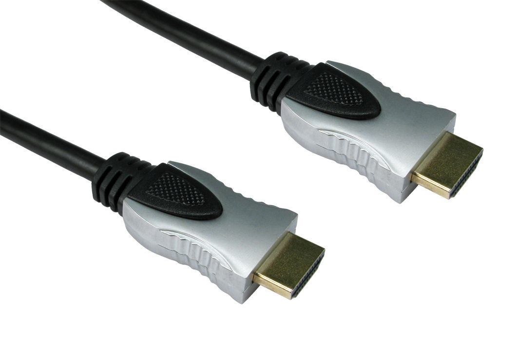 Cables Direct Hdmi - Hdmi M/M 5M Hdmi Cable Hdmi Type A [Standard] Black Silver (5M High Speed With Ethernet Hdmi Cable)