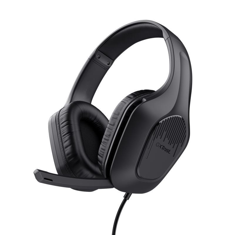 Trust GXT 415 Zirox Headset Wired Head-Band Gaming Black (Trust GXT415 Zirox Headset - Black)
