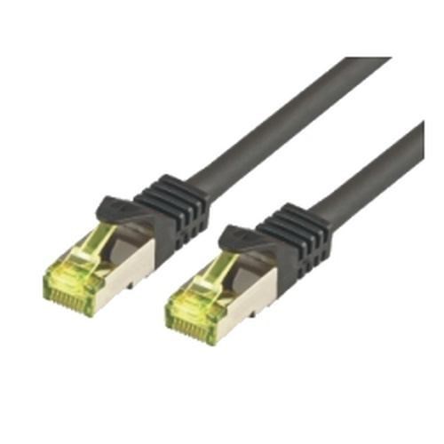 M-Cab Cat7 S-FTP Pimf 1M Networking Cable Black S/FTP [S-STP] (Cat7 SFTP RJ45 LSZH 1M Black - 10Gbit Raw Patch Cable)