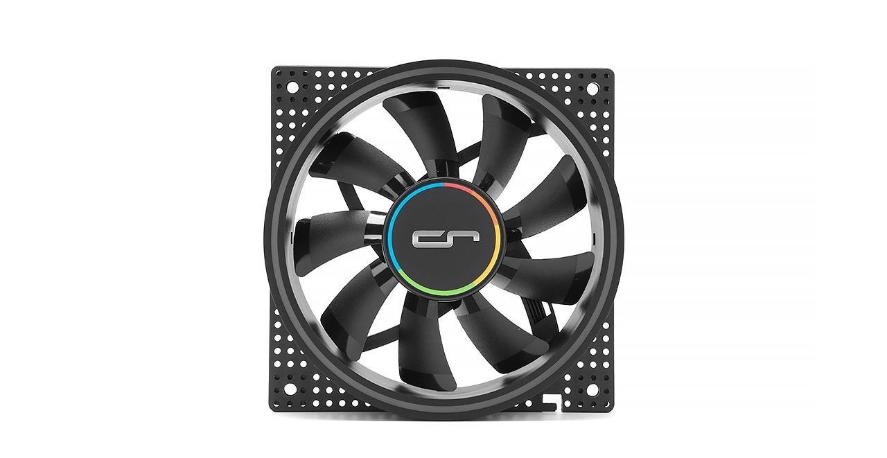 Cryorig Crona S Universal Fan 12 CM Black 1 PC[S] (Cryorig Crona S Argb 120MM PWM Fan With Controller [400-1700RPM] - Black)