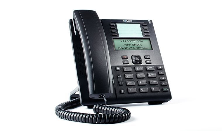 Mitel 80C00001aaa-A Ip Phone Black 9 Lines LCD (6865I W/O Ac Adapter)