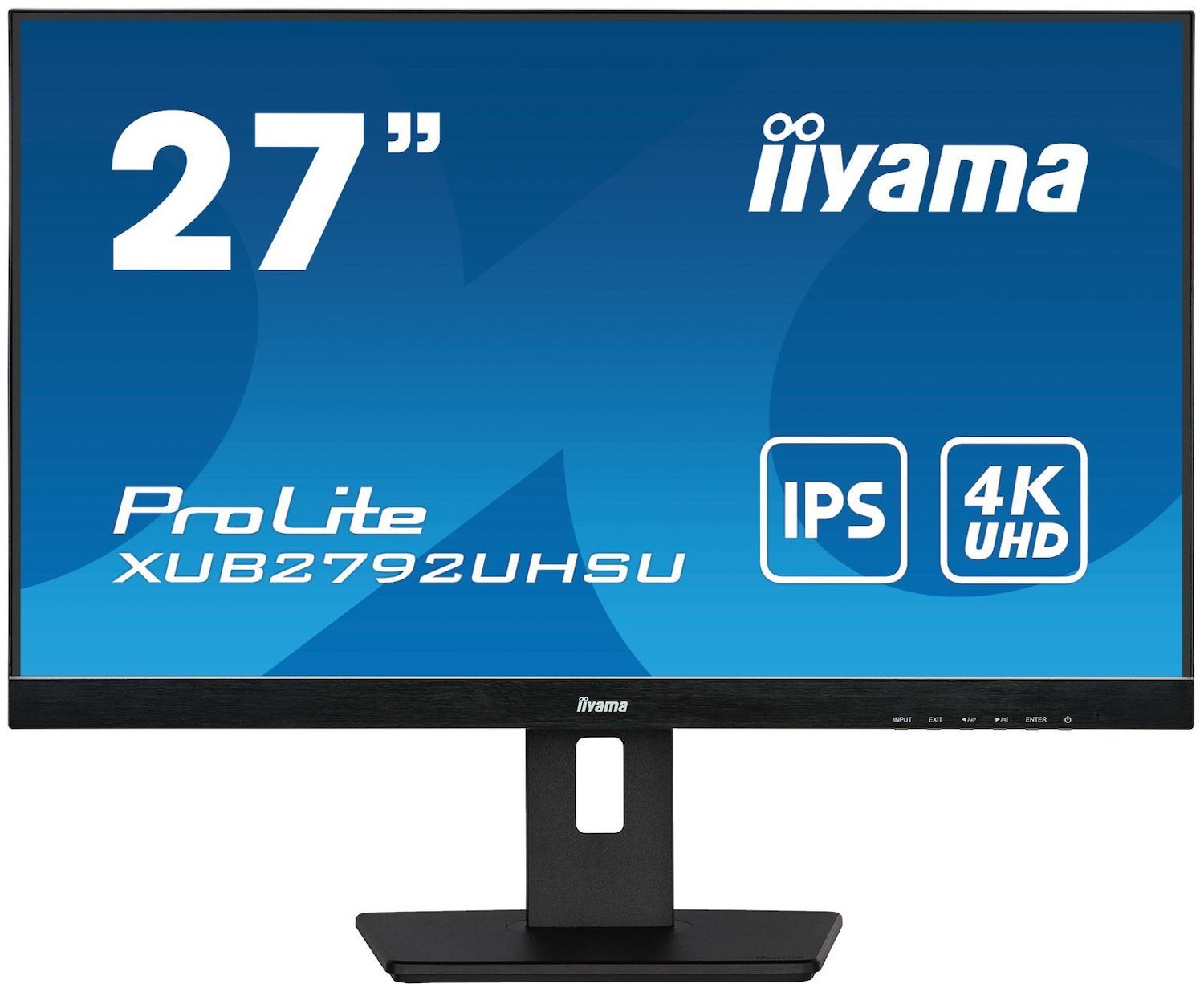 Iiyama ProLite Xub2792uhsu-B5 Computer Monitor 68.6 CM [27] 3840 X 2160 Pixels 4K Ultra HD Led Black (27 Prolite Xub2792uhsu-B1 Monitor - 27 Black Led Monitor4K Uhd Speakers Height Adjustable DisplayP