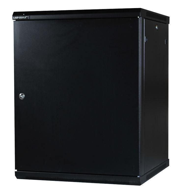 Lanview LVR242060 Rack Cabinet 27U Wall Mounted Rack Black (Flatpack 19 Wall Mounting - Cabinet 27U H1300 X W600 X - D600 MM - Warranty: 60M)