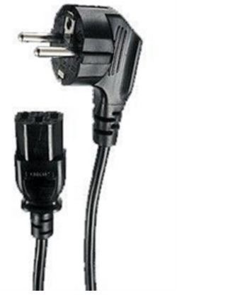 Wortmann Ag Ps-Cable Power Cable Black 1.8 M (Kabel Netz/Kaltgerätestecker 1.8M Black [Schuko])