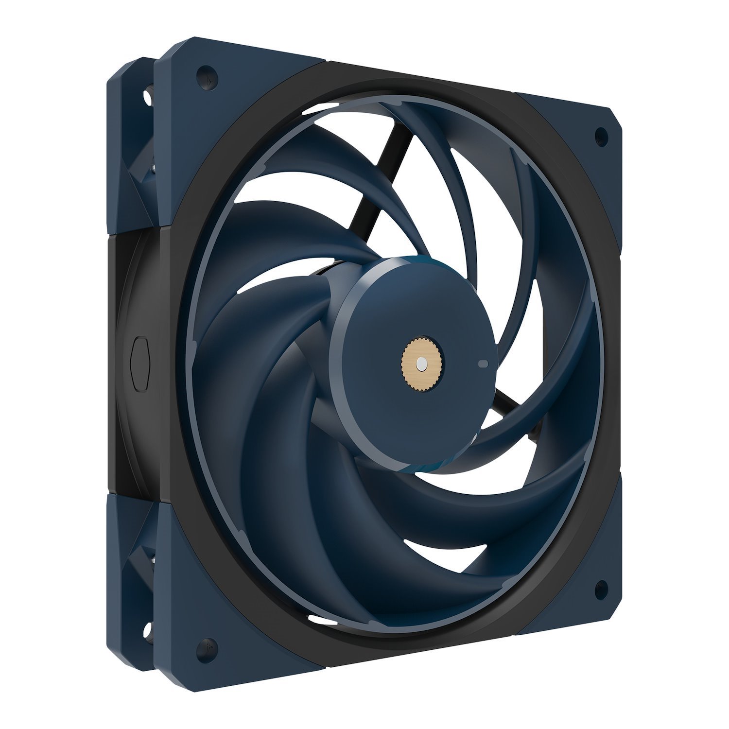 Cooler Master Mobius 120 Oc Computer Case Fan 12 CM Black (Cooler Master Mobius 120 Oc High Performance Interconnecting Ring Blade Fan PWM Fan Speed Cable Toggle Metal Motor Hub Double Ball Bearing