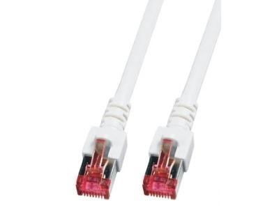 M-Cab Cat6 S/FTP 1M Networking Cable White S/FTP [S-STP] (Cat6 SFTP RJ45 1M White LSZH - 5Gbit Patch Cable)