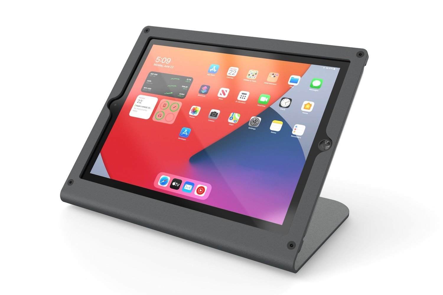 Heckler Design H600X-BG Holder Passive Holder Tablet/UMPC Black Grey (Stand Prime For iPad - 10.2-Inch 7TH Generation - Excl. Pivot Table - Warranty: 24M)