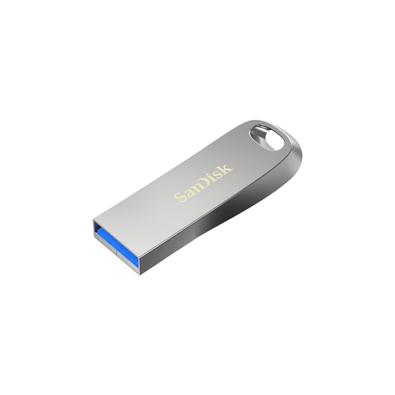 SanDisk Ultra Luxe Usb Flash Drive 512 GB Usb Type-A 3.2 Gen 1 [3.1 Gen 1] Silver (Ultra Luxe 512GB Usb 3.1 - Flash Drive 150MB/S Read)