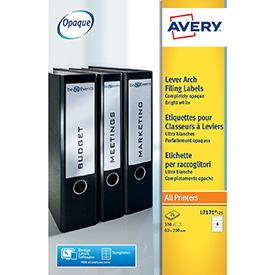 Avery L7171-25 Filing Labels 25 Sheets - 4 Labels Per Sheet