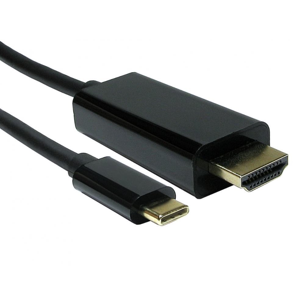 Cables Direct Usb C To Hdmi 4K @ 60HZ 5 M Usb Type-C Hdmi Type A [Standard] Black (Usb C To Hdmi 4K 60HZ 5MTR)