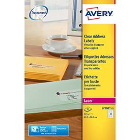 Avery L7560-25 Address Labels 25 Sheets - 21 Labels Per Sheet