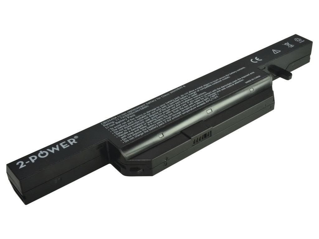 2-Power 11.1V 5200mAh Li-Ion Laptop Battery (Main Battery Pack 11.1V 4400mAh)