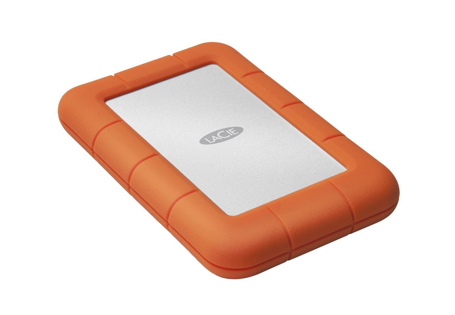 LaCie Rugged Mini External Hard Drive 1 TB Orange Silver (Rugged Mini Usb3.0 1TB)