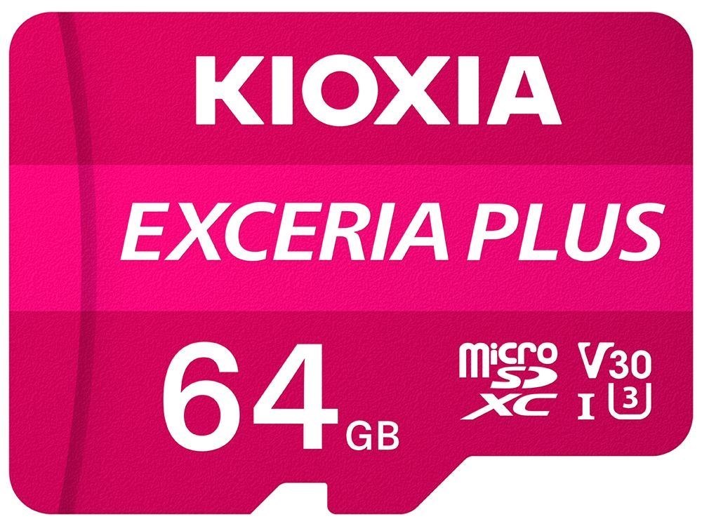 Kioxia Exceria Plus 64 GB MicroSDXC Uhs-I Class 10 (Kioxia 64GB Exceria Plus U3 V30 MicroSD)