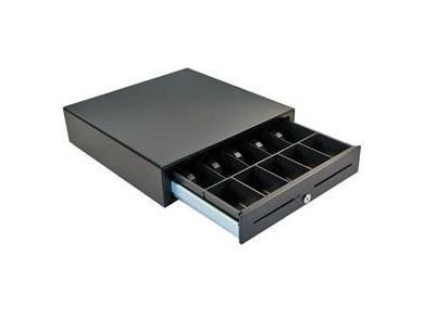 Apg Cash Drawer 4000 Slide-Out Electronic Cash Drawer (4000 Slide-Out Cash Drawer BLK - SS Front 457X424X107 Multp Eu)