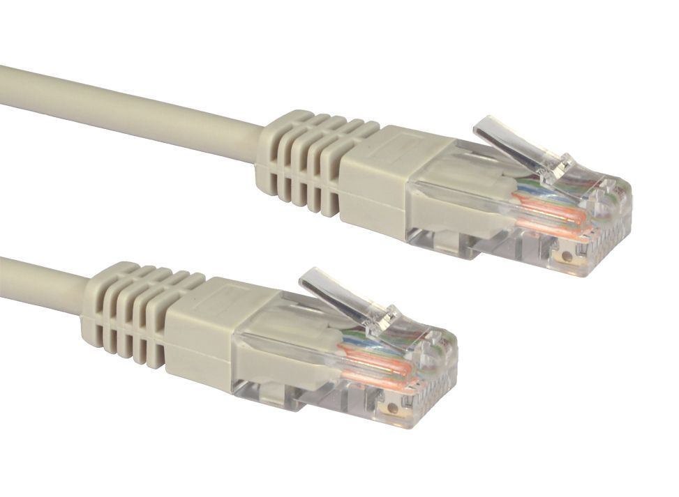 Cables Direct 1M Cat5e Networking Cable Grey U/Utp [Utp] (1M Cat5e Patch Cable - Grey)