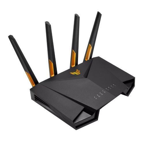 Asus [Tuf-Ax3000 V2] Tuf Gaming Ax3000 Dual Band Wi-Fi 6 Router Mobile Game Mode 3 Steps Port Forwarding 2.5G Lan AiMesh AiProtection Pro