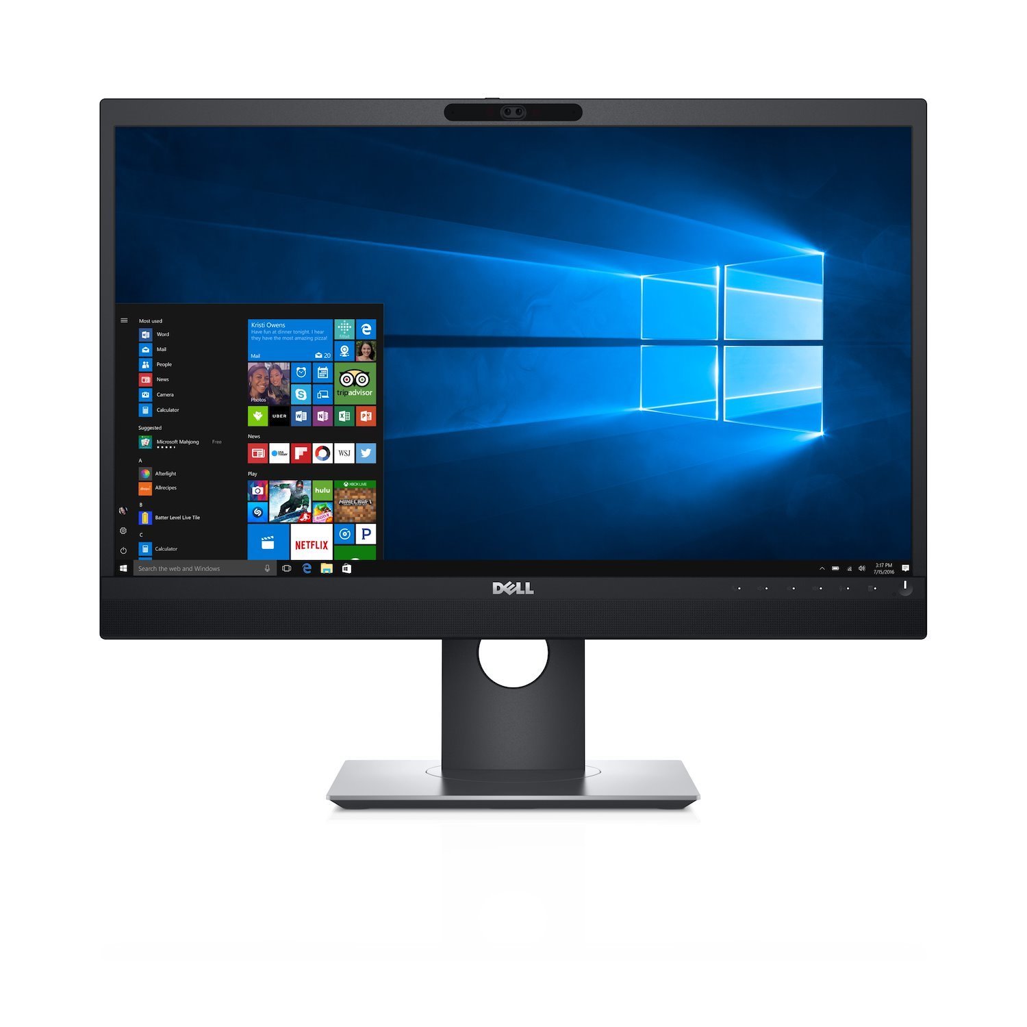 Dell 24 Monitor For Video Conferencing: P2418HZM (P2418HZ 60.5 CM [23.8] 1920 - X 1080 Pixels Full HD Led - Black P2418HZ 60.5 CM [23.8] 1920 X 1080 Pixels Full HD Led 6 MS Black - Warranty: 12M