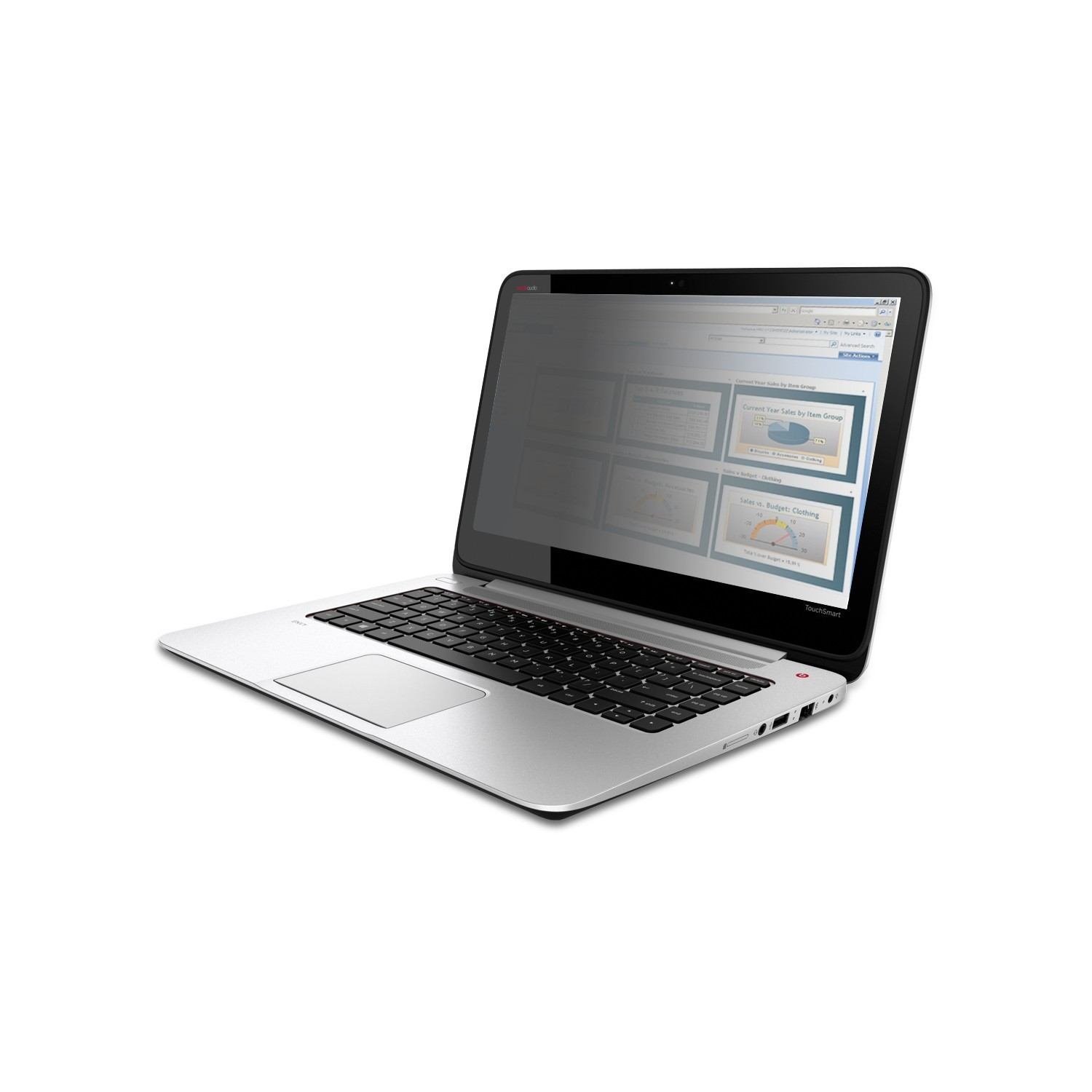 V7 Anti-glare Privacy Screen Filter - Black, Transparent
