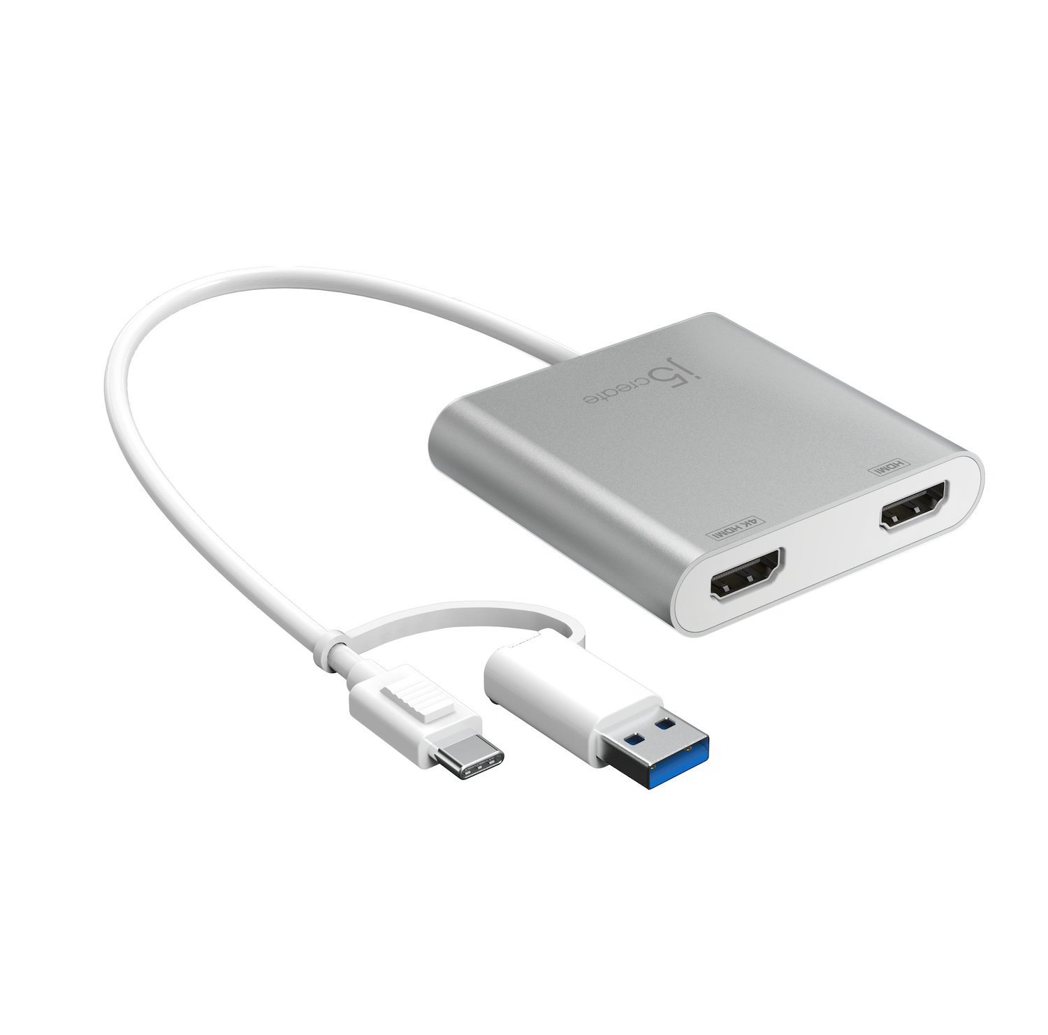 J5create Jca365-N Usb-C® To Dual Hdmi™ Multi-Monitor Adapter (Usb-C To Dual Hdmi - Multi-Monitor Adapter)