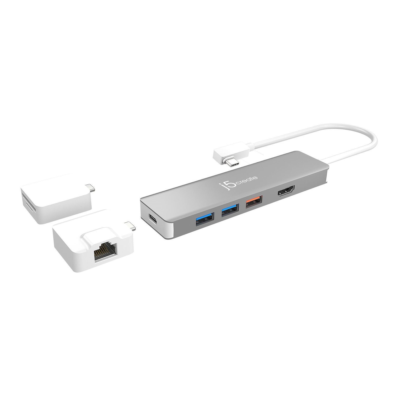 J5create JCD375-N Usb-C™ Modular Multi-Adapter With 2 Kits (Usb-C Modular Multi-Adapter - With 2 Kits)