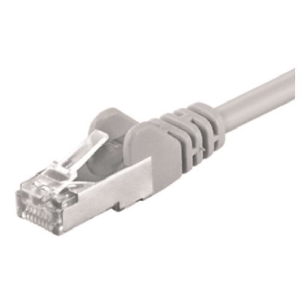 M-Cab 0.5M SFTP Cat5e Networking Cable Grey Sf/Utp [S-FTP] (Cat5e SFTP RJ45 0.5M Grey - 2.5Gbit Patch Cable)