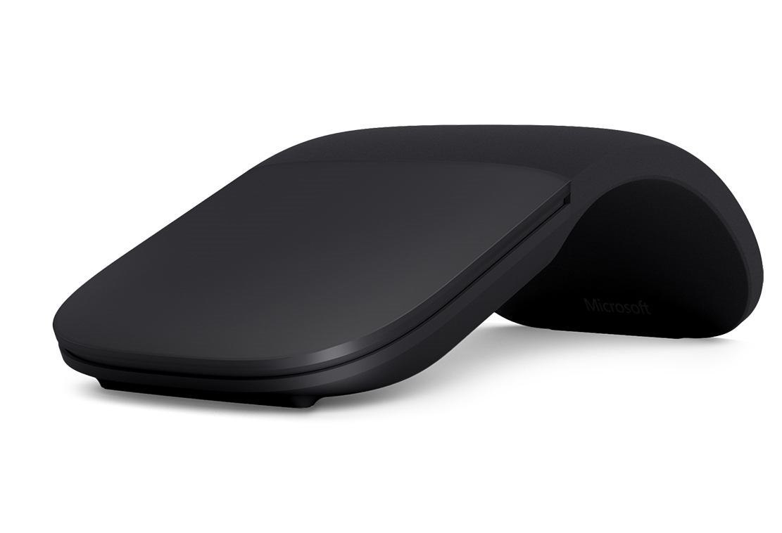 Microsoft Arc Mouse Ambidextrous Bluetooth BlueTrack 1000 Dpi (Arc Touch BT Mouse - Black - Warranty: 12M)