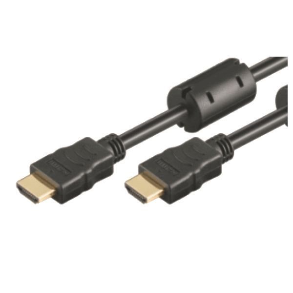 M-Cab 7003018 Hdmi Cable 5 M Hdmi Type A [Standard] Black (Hdmi Cable 4K30HZ 5M W/Cores - Hdmi High Speed W/E Cable)