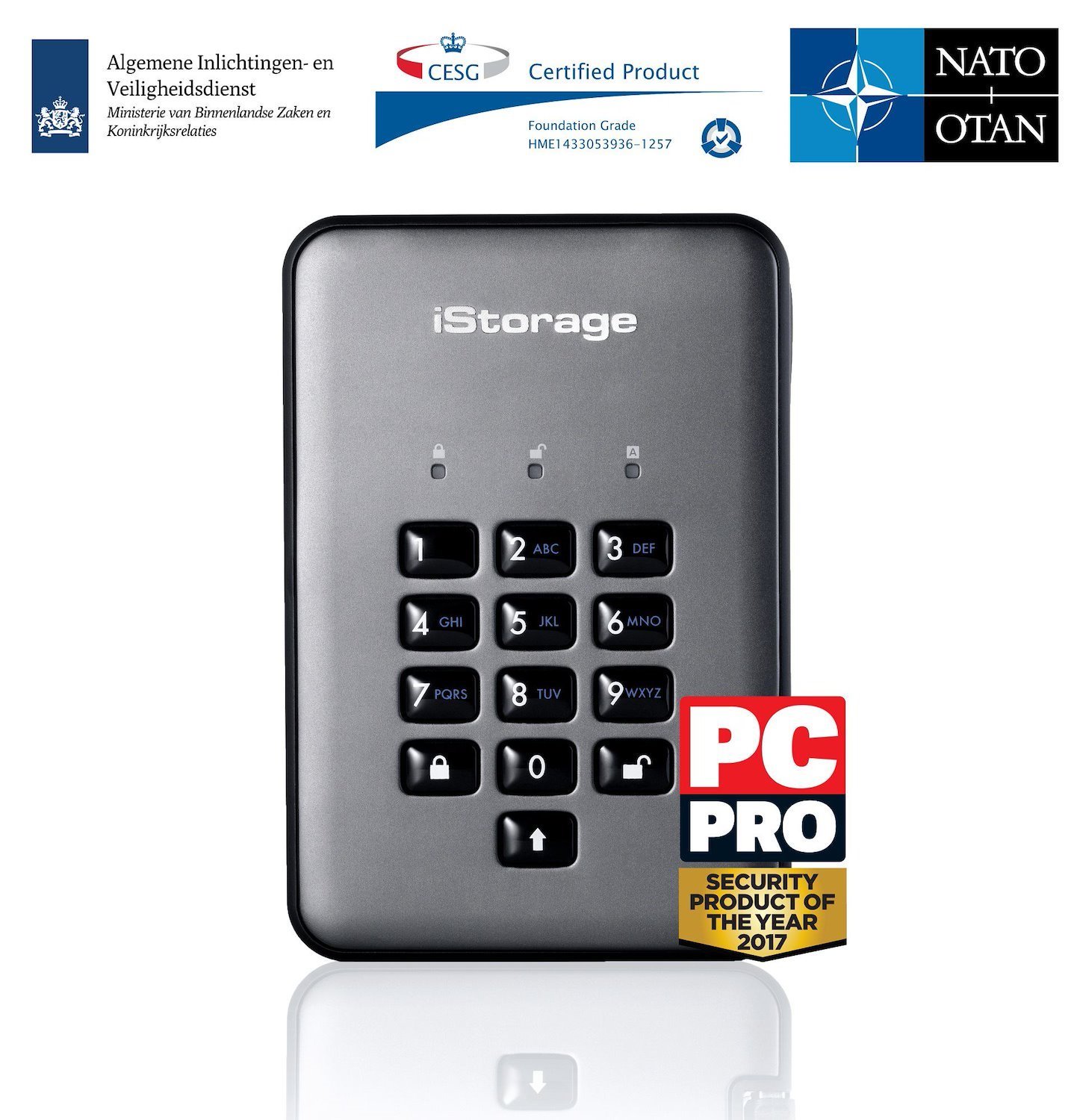 iStorage Isdap2256ssd16000cg (iStorage diskAshur Pro2 SSD 16TB)