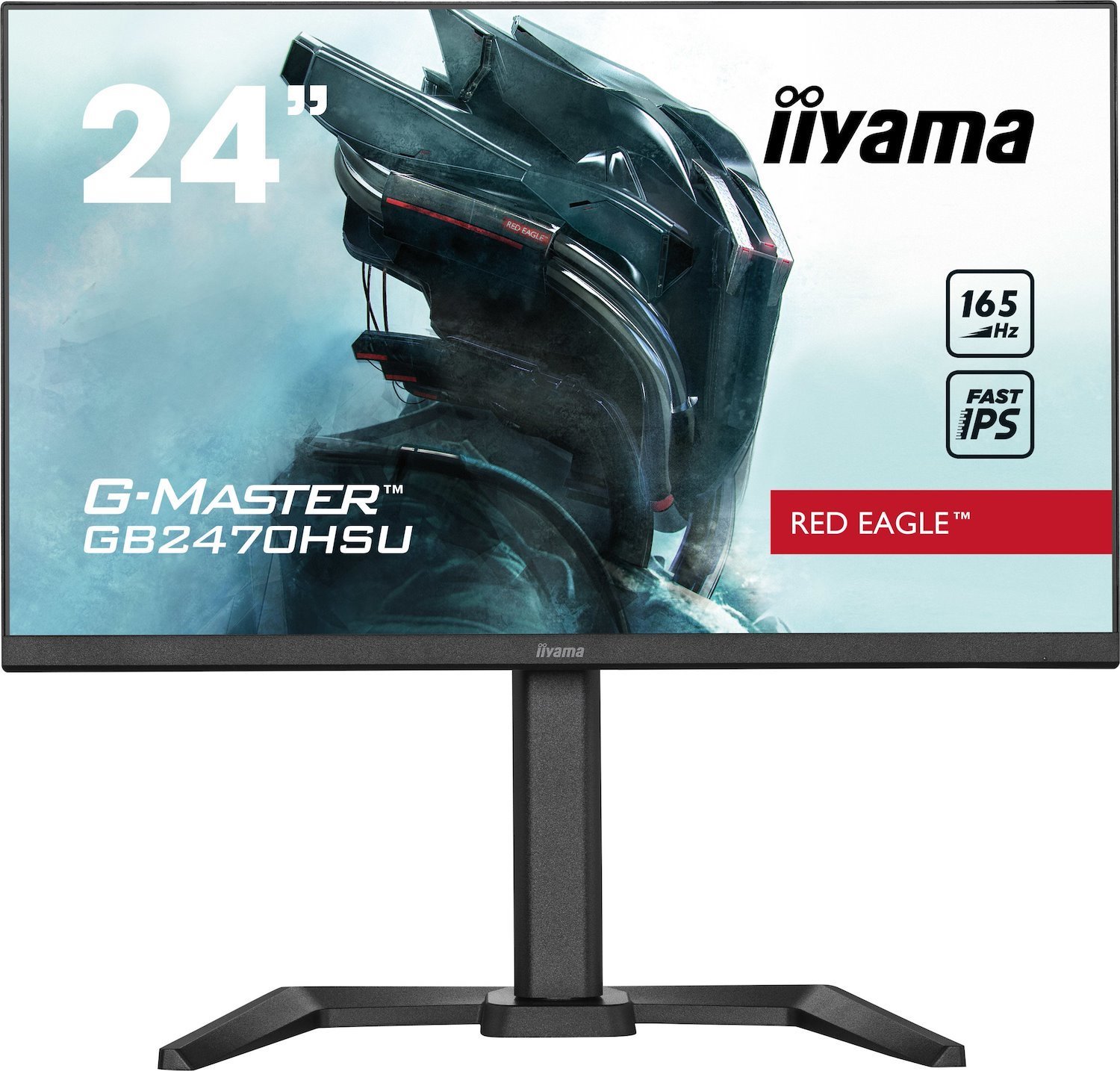 Iiyama G-Master Gb2470hsu-B5 Led Display 61 CM [24] 1920 X 1080 Pixels Full HD Black (Gb2470hsu-B5 24In Ete Ips - 1920X1080 250CD/QM 0.8MS Dp/Hdmi)