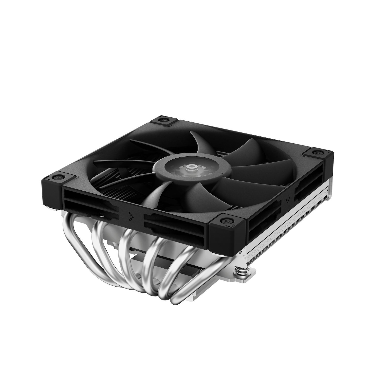 DeepCool An600 Processor Air Cooler 12 CM Aluminium Black 1 PC[S] (DeepCool An600 Low-Profile Cpu Cooler 1X 120MM PWM Fans Aluminium Fins Copper Base 6X Heatpipes Intel/AMD White)