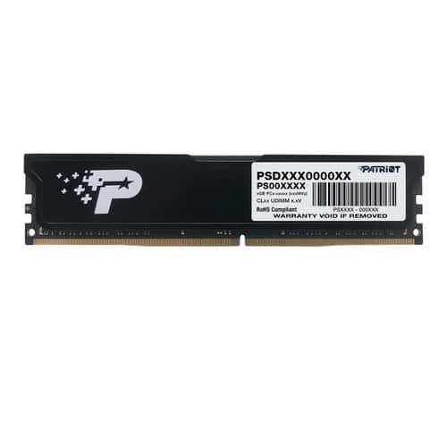 Patriot Memory Signature PSD48G320081 Memory Module 8 GB 1 X 8 GB DDR4 3200 MHz (Patriot Signature PSD48G320081 8GB Dimm System Memory DDR4 3200Mhz 1 X 8GB 288 Pin 1.2V CL22-22-22-52)