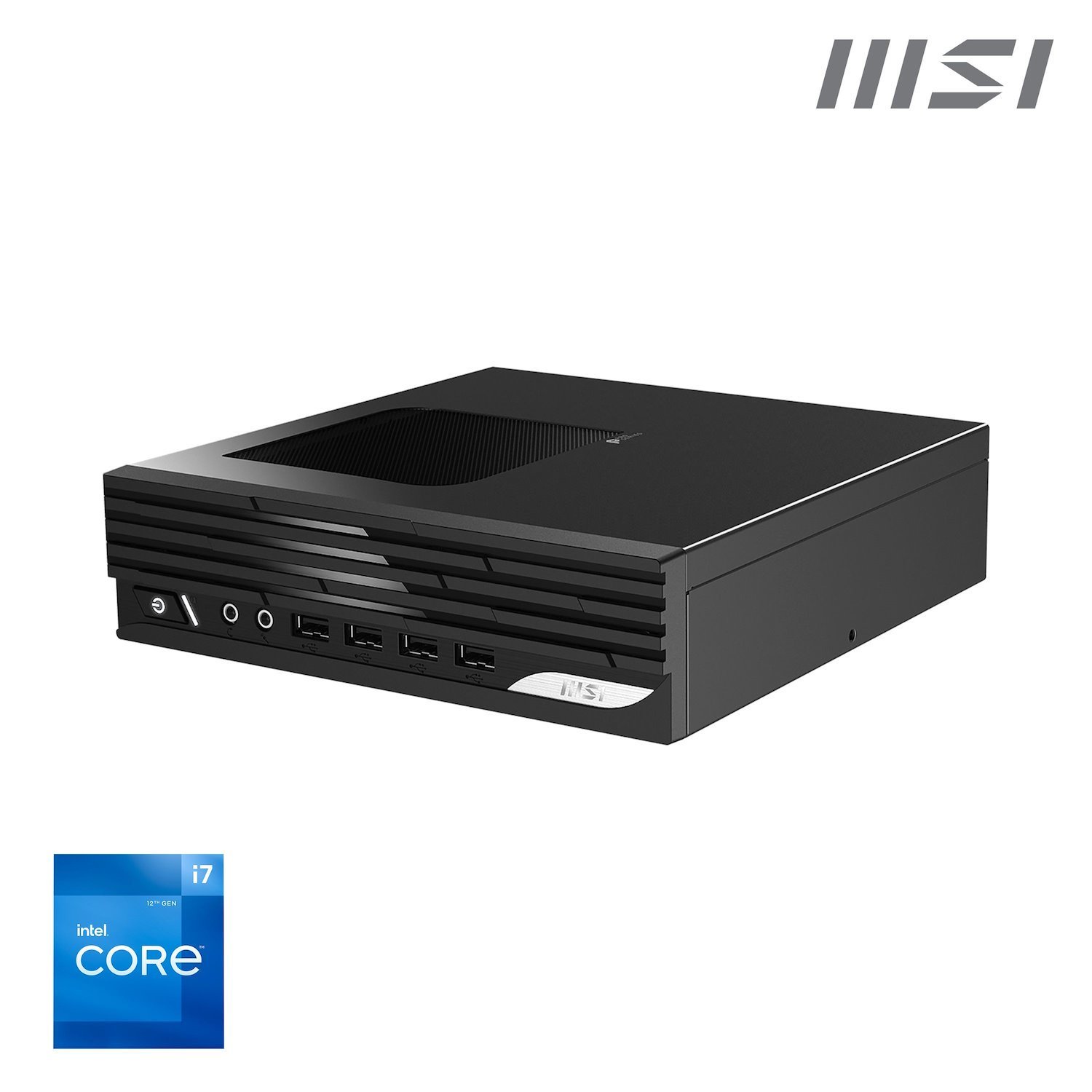 Msi Pro DP21 12M Intel Core I7-12700 Barebone Mini-PC 2.3L Type-C Usb 3.2 Gen2 Hdmi DisplayPort Lan WiFi BT Vesa Supports Max 64GB DDR4 So-Dimm [2 Slots] M.2 [1 Slot] 2.5'SSD/HDD [2 Slot]