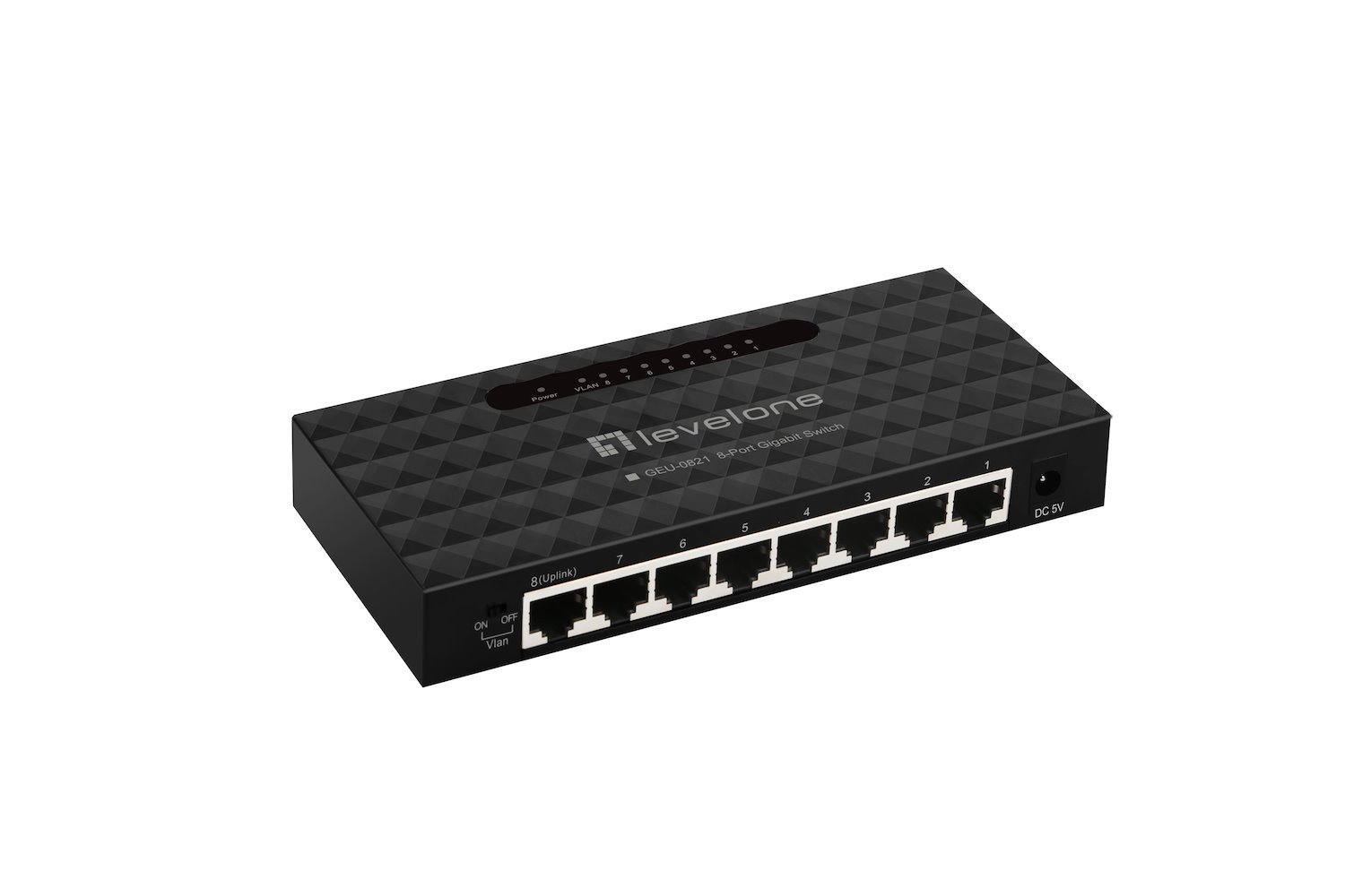 LevelOne Geu-0821 Network Switch Managed Gigabit Ethernet [10/100/1000] (LevelOne Switch 8X GBit Unmanaged)