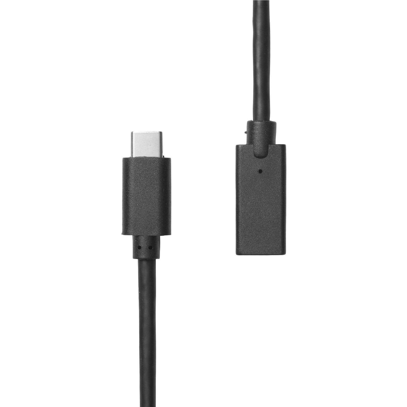 ProXtend Usb-C Extension 5V 3A Black 1M - Warranty: 360M