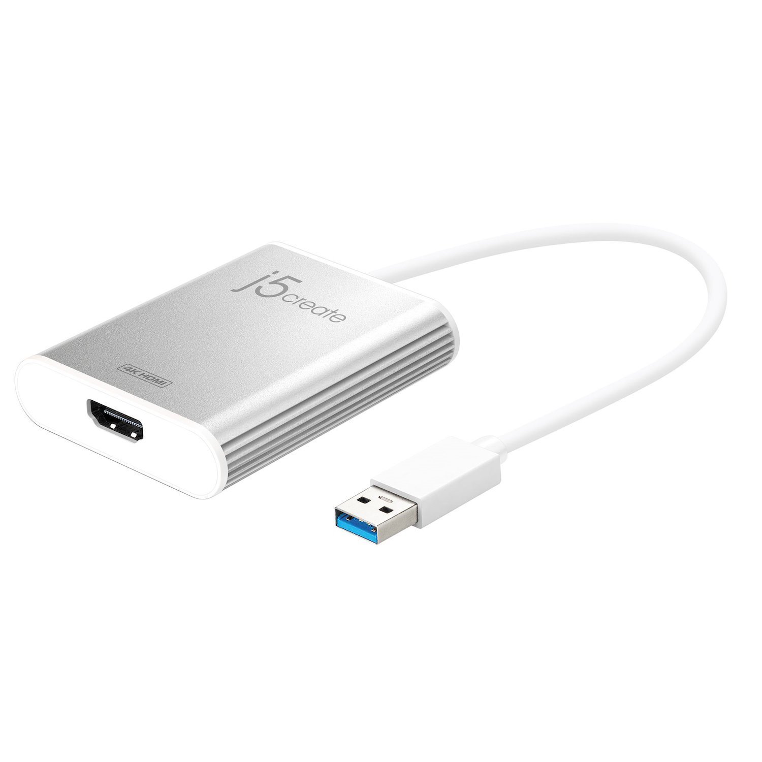 J5create Jua354 Usb™ 3.0 To 4K HDM™ Display Adapter Silver (Usb 3.0 To 4K Hdmi Display - Adapter)