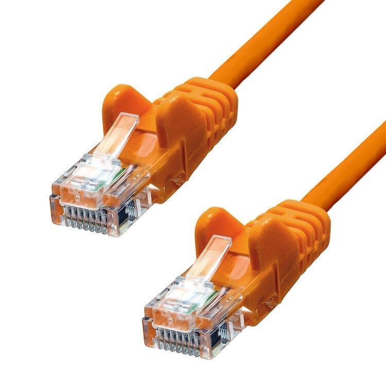 ProXtend CAT5e U/Utp Cca PVC Orange 3M (CAT5e U/Utp Cca PVC Ethernet - Cable Orange 3M - Warranty: 360M)