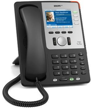 Snom 821 Ip Phone Black 12 Lines Led (Snom 821 [Black])