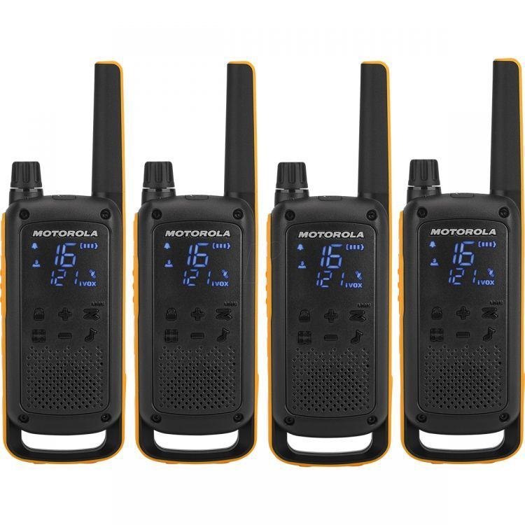 Motorola TLKR T82 Extreme Walkie Talkie Quad Pack