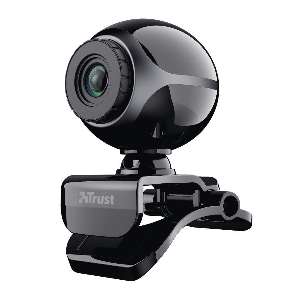 Trust Exis Webcam 0.3 MP 640 X 480 Pixels Usb 2.0 Black (Exis Webcam 0.3 MP 640 X 480 - Pixels Usb 2.0 Black - Warranty: 12M)