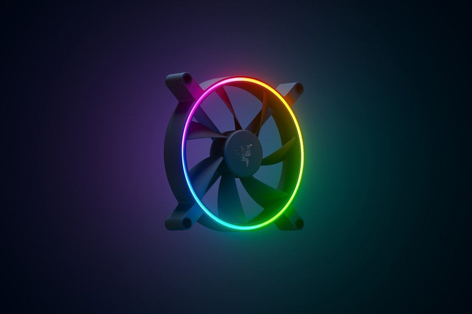 Razer Kunai Chroma Computer Case Fan 14 CM Black (Razer Kunai Chroma Argb High Performance Triple Fan Pack - 140MM)