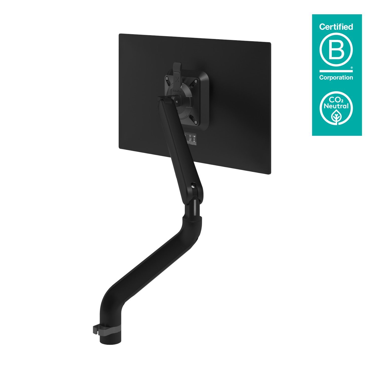 Dataflex 65.113 Monitor Mount / Stand 131.6 CM [51.8] Black Desk (Dataflex Viewprime Plus Single Monitor Arm - Black - No Mount - Height And Depth Adjustment [5Years Warranty])