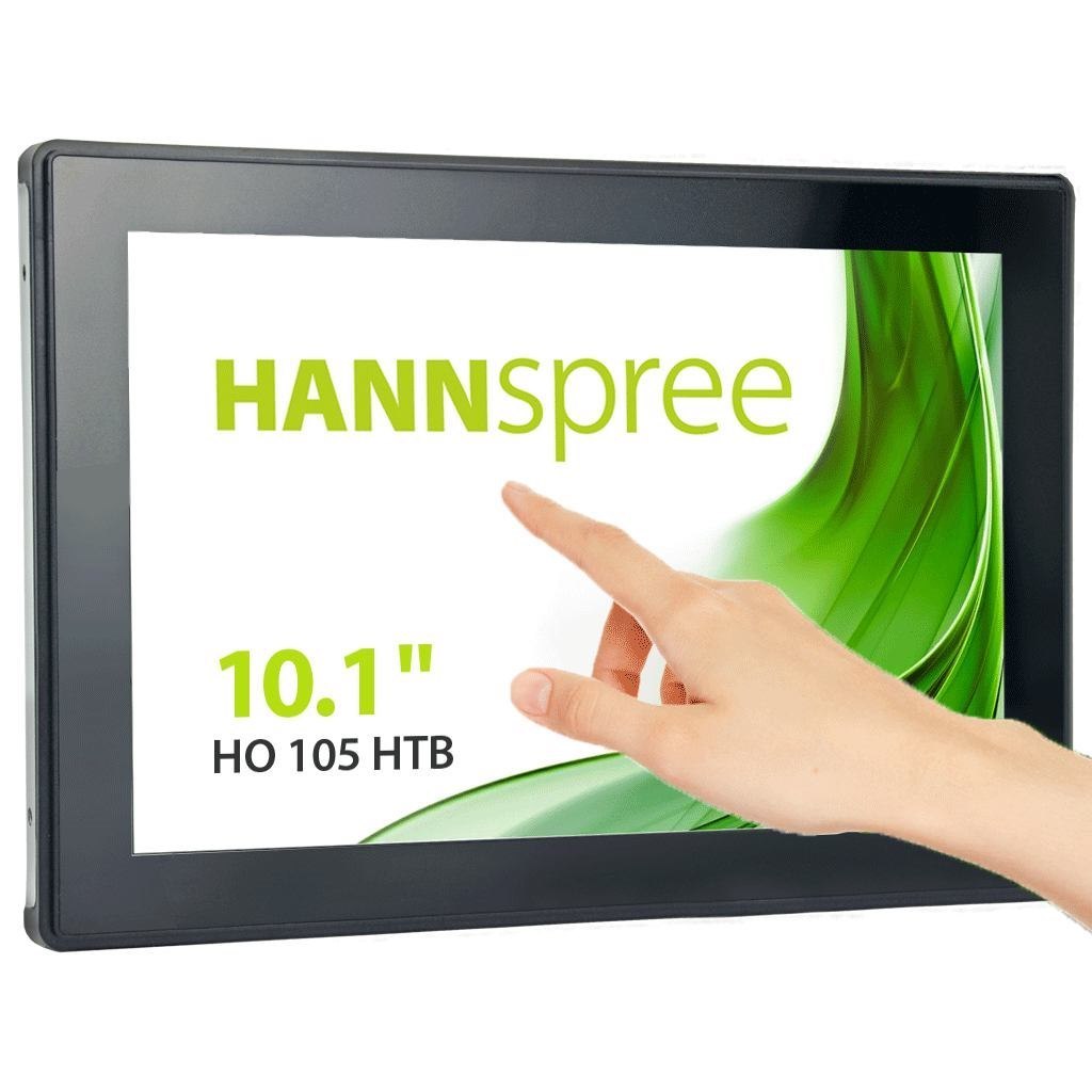 Hannspree Open Frame Ho 105 HTB Digital Signage Flat Panel 25.6 CM [10.1] LCD 350 CD/M² HD Black Touchscreen (10.1In Led Ip65 1280X800 800:1 - 16:9 10-Point Touch Vga)