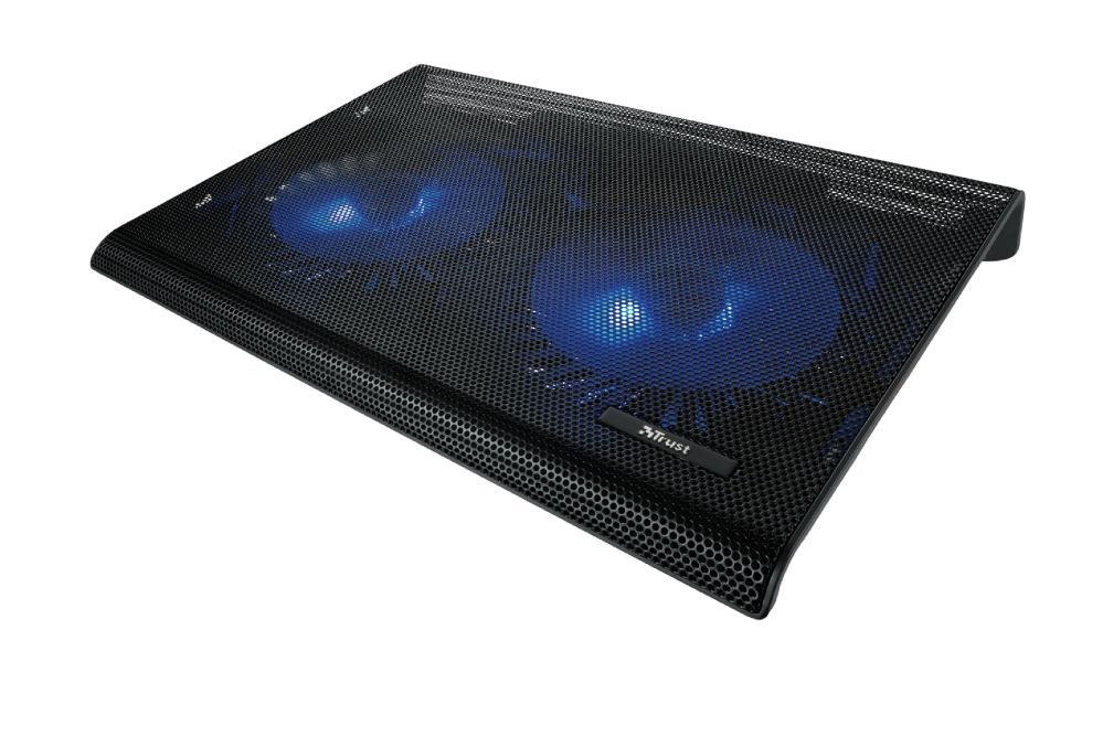 Trust 20104 Laptop Cooling Pad 43.9 CM [17.3] Black (Azul Laptop Cooling Stand + Dual Fans)