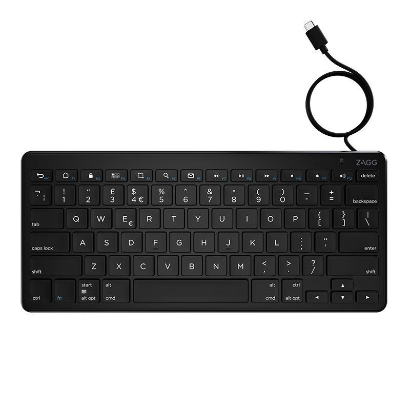 Zagg Universal Keyboard Usb C Wired KB Uk English (Zagg Universal - Keyboard - Usb-C - Uk)