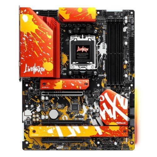 Asrock B650 Livemixer Amd B650 Am5 Atx 4 DDR5 Hdmi DP 2.5G Lan PCIe4 RGB 3X M.2