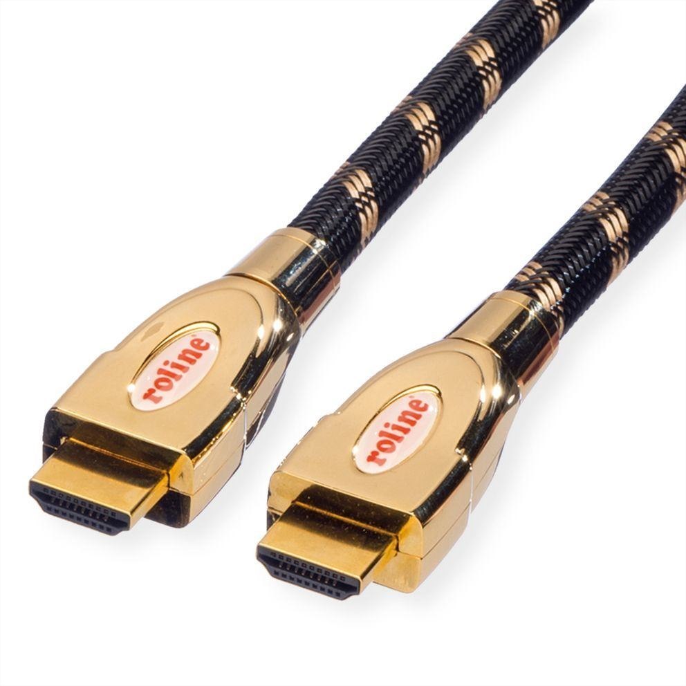 Roline Gold Hdmi Ultra HD Cable + Ethernet M/M 1 M (Gold Hdmi Ultra HD Cable + - Ethernet M/M 1 M - Warranty: 12M)