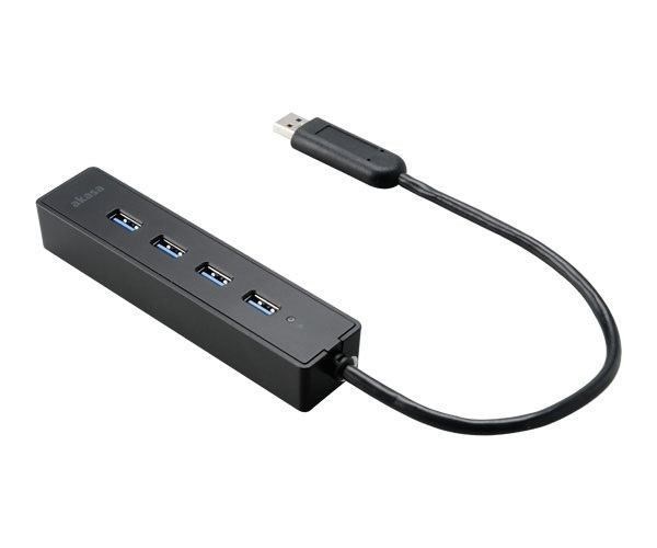 Akasa Connect 4SX 5000 Mbit/S Black (Akasa Connect 4SX 4X Port Usb 3.0 Hub)