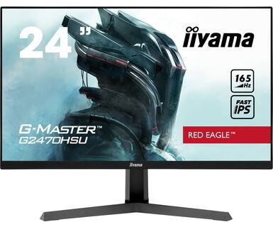 Iiyama G-Master Red Eagle Led Display 60.5 CM [23.8] 1920 X 1080 Pixels Full HD Black (24 G-Master G2470hsu-B1 Monitor - 24Black Led Monitor Full HD Speakers DisplayPort And Hdmi)