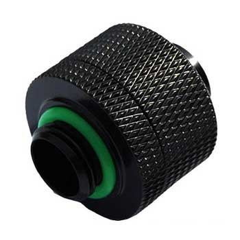 Bitspower BP-MBCPF-CC3 Computer Cooling System Part/Accessory (Bitspower Premium High Flow 3/8 [5/8] Compression Fitting - Black)